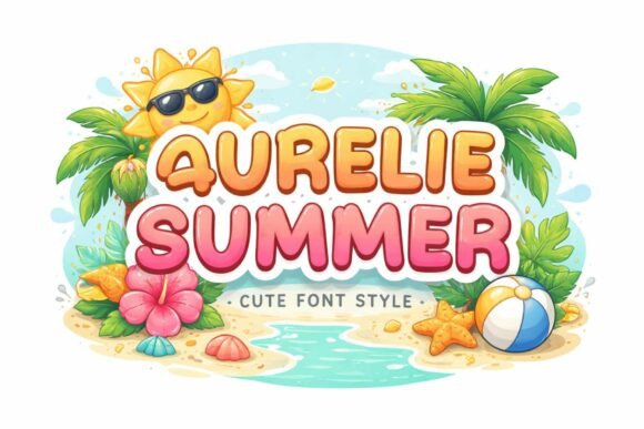 Aurelie Summer: A Display Font for Warm, Trustworthy Digital Branding