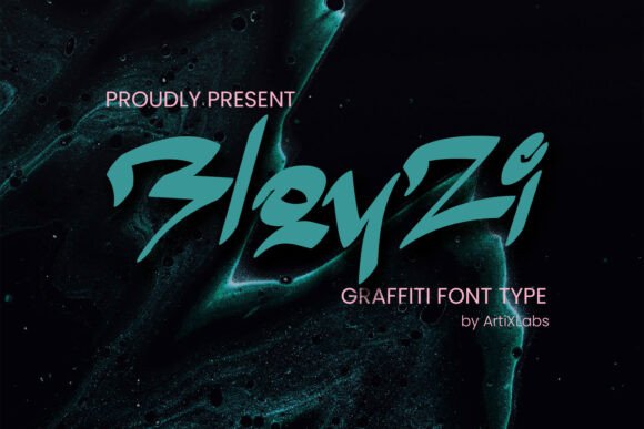 Bloyzi: A Bold Graffiti Display Font for Handmade Creators