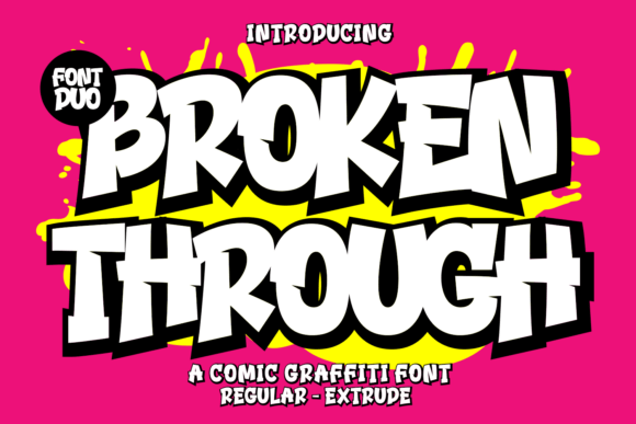 Broken Through: A Display Font That Builds Brand Trust