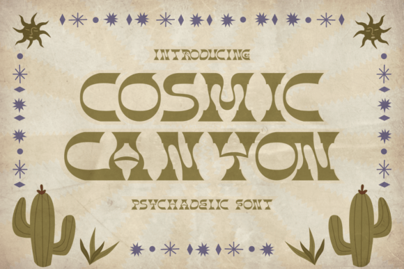 Cosmic Canyon: A Display Font That Feels Like a Desert Sunset