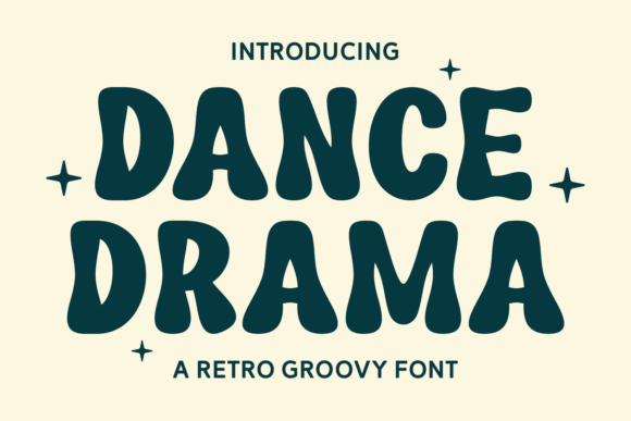 Dance Drama: A 1970s Display Font That Pops—Thoughtfully
