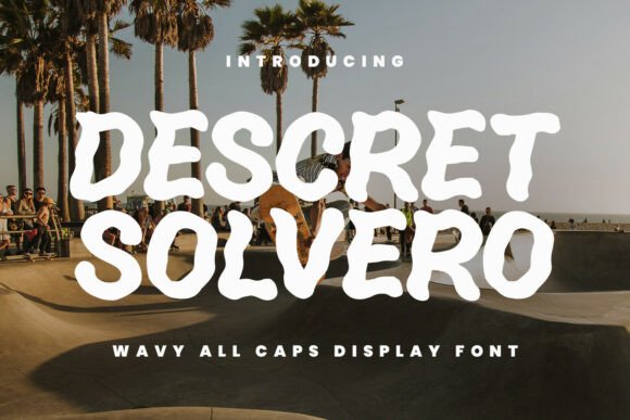 Descret Solvero: A Bold Display Font for Handmade Labels & Printables