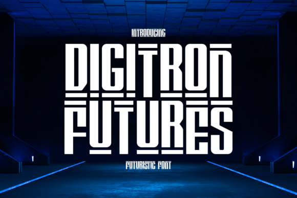 Digitron Futures: A Display Font for Modern Editorial Design