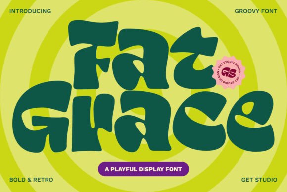 Fat Grace: A Playful Display Font for Warm, Bold Branding