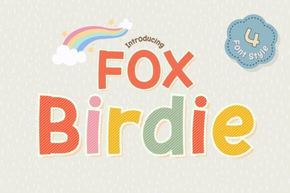 Fox Birdie: A Playful Display Font That Feels Like a Smile