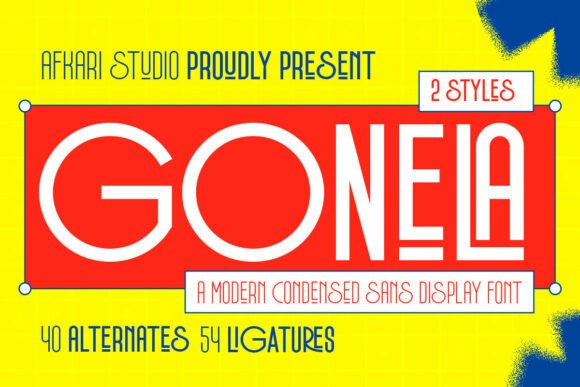 Gonela: A Bold Display Font for Scroll-Stopping Marketing