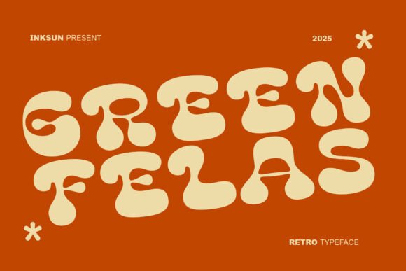 Green Felas: A Retro Display Font for Bold Editorial Identity