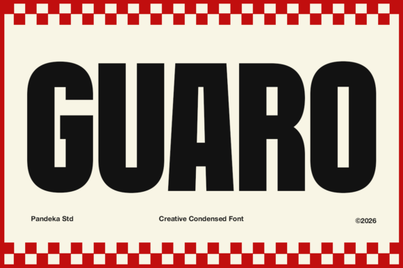 Guaro: A Bold Display Font for High-Energy Editorial Moments