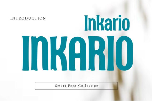 Inkario: A Bold Handcrafted Display Font for Digital Brands