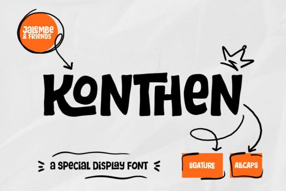 Konthen: A Display Font That Makes Headlines Feel Like Invitations