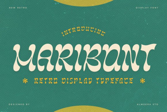 Maribont: A Retro Display Typeface That Delivers Cheer Without Clutter