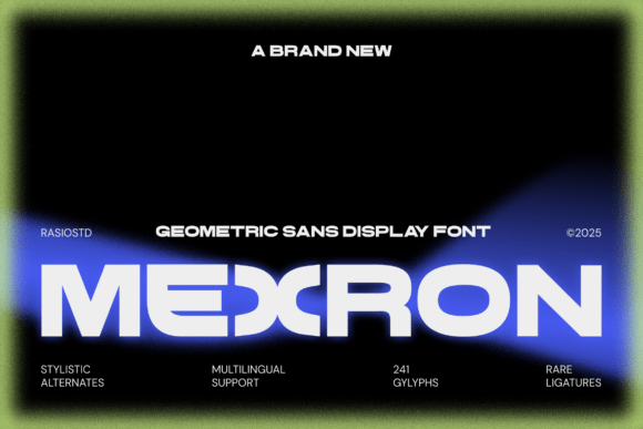 Mexron: A Display Font That Anchors Editorial Calm