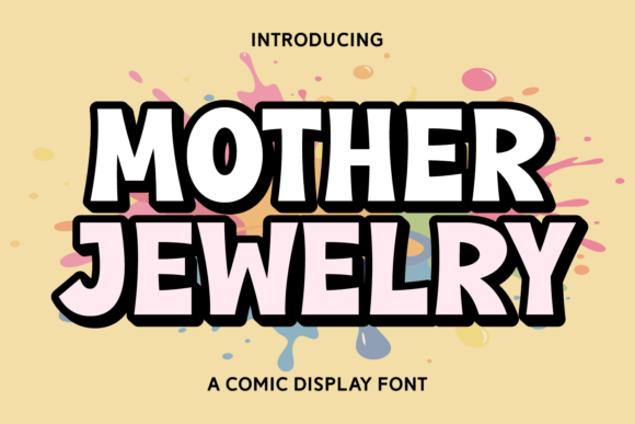 Mother Jewelry Font: Bold, Bouncy & Built for Handmade Brands