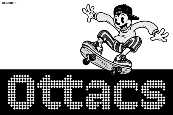 Ottacs: A Textile-Inspired Display Font for Handmade Brands