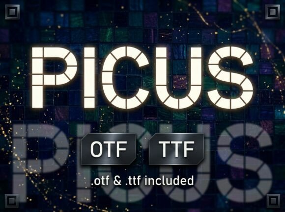 Picus: A Display Font That Anchors Editorial Mood