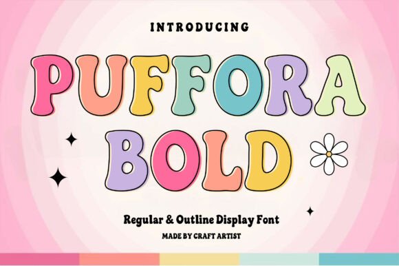 Puffora Bold: A Friendly, Chunky Display Font That Elevates Small Business Branding