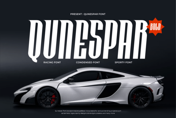 Qunespar: A High-Energy Display Font for Crafters & Sellers