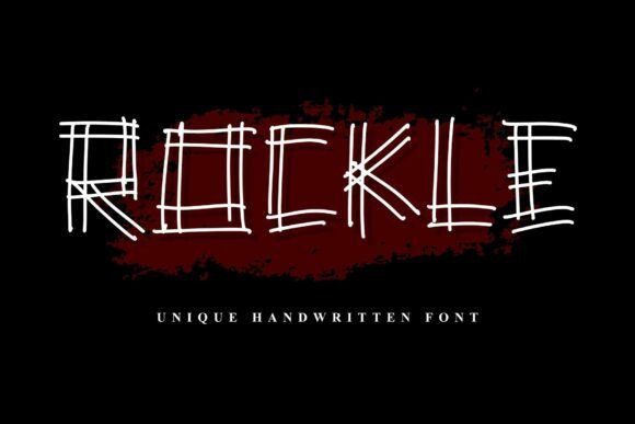 Rockle: A Bold Handwritten Font for Expressive Web Design