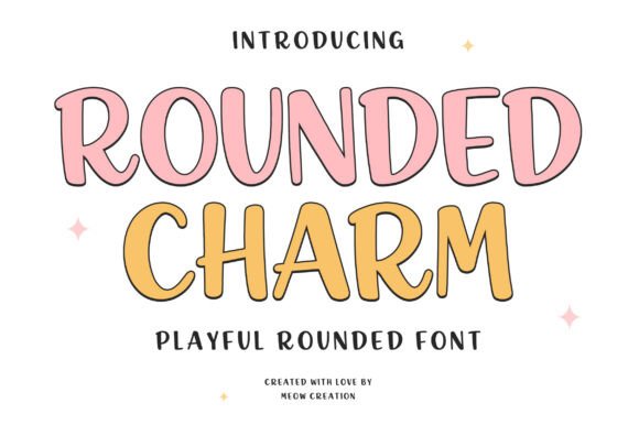 Rounded Charm: A Friendly Display Font for Small Business Brands