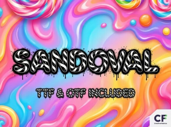 Sandoval: A Bold Display Font That Delivers Energy Without Sacrificing Charm