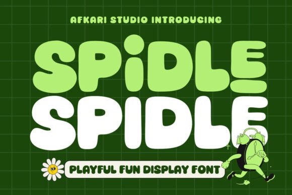 Spidle: A Playful Display Font That Lifts Editorial Mood