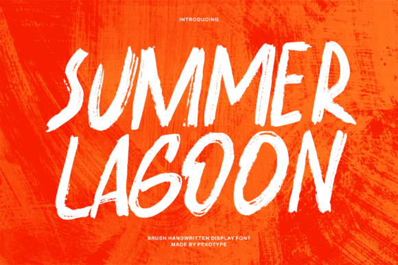 Summer Lagoon: A Bold Display Font That Brings Warmth to Your Brand