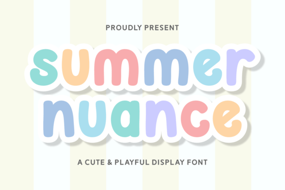 Summer Nuance: A Display Font That Feels Like a Warm, Thoughtful Handshake