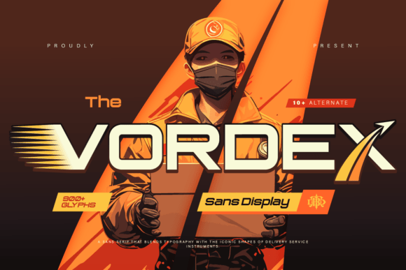 Vordex: A Bold Display Font for High-Impact Marketing